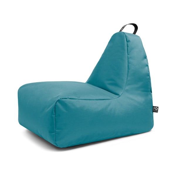 Tyrkysový detský sedací vak Chill M – So Soft?