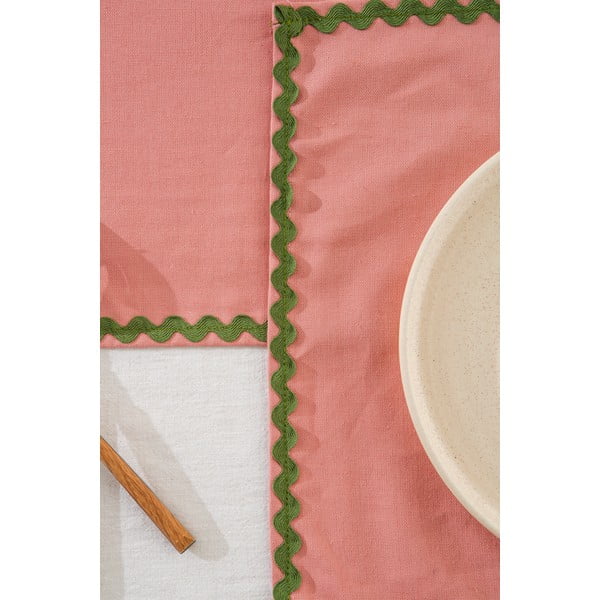 Ľanové obrúsky v súprave 4 ks Wavy – Really Nice Things-image-3