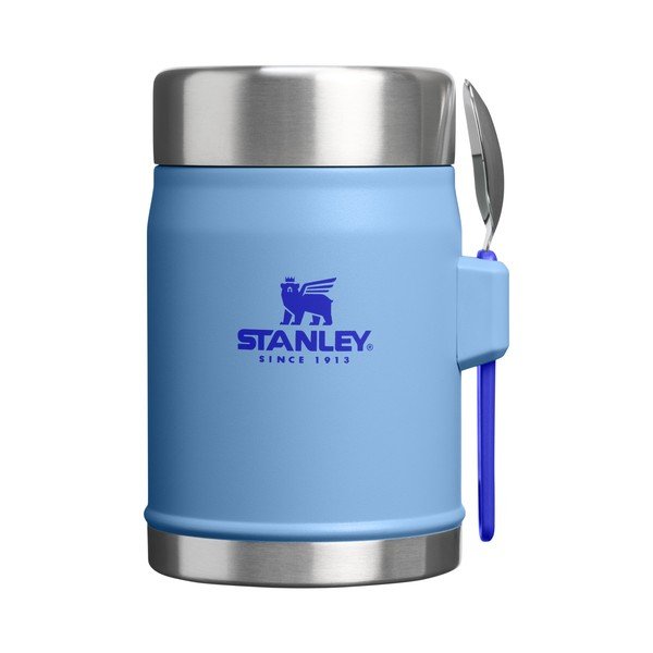 Modrá termoska na jedlo z nehrdzavejúcej ocele 400 ml Legendary Food Jar + Spork Blue Sky – Stanley