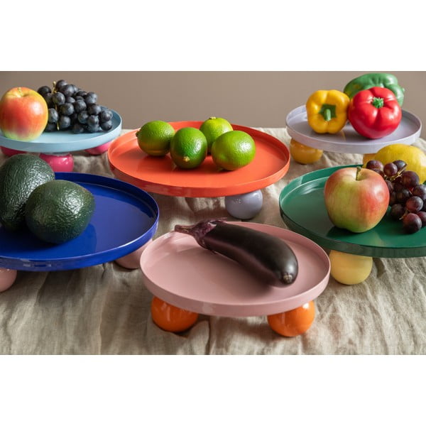 Kovová dekoratívna tácka ø 20 cm Double Funky – PT LIVING-image-2