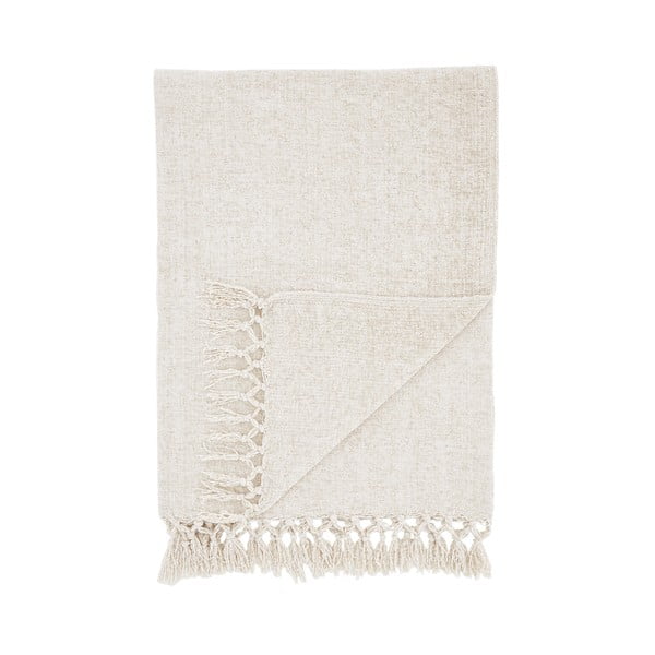 Krémová deka zo ženilky 130x170 cm Wilson – Catherine Lansfield