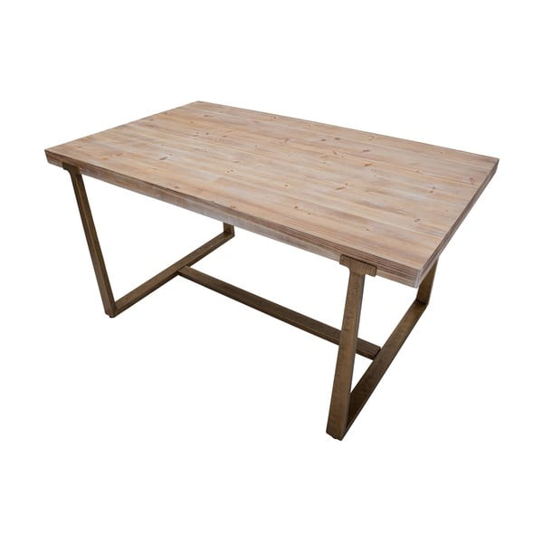 Jedálenský stôl v prírodnej farbe 150x90 cm Ankara – Mauro Ferretti-image-4