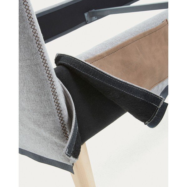 Ružové čalúnené čelo postele 108x76 cm Dyla – Kave Home-image-4
