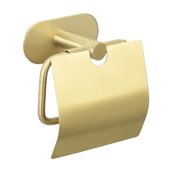 Samodržiaci držiak na toaletný papier z nerezovej ocele Orea Gold – Wenko