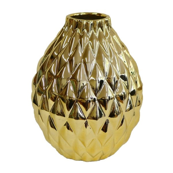 Keramická váza v zlatej farbe Maiko Jarron, 20 cm
