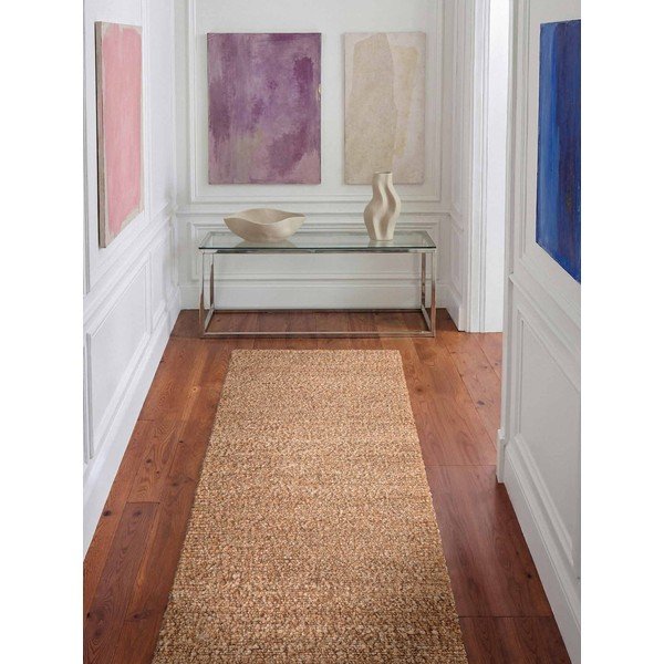 Béžový ručne tkaný behúň z materiálu buklé 80x200 cm Notting Hill Portobello – Ted Baker-image-1