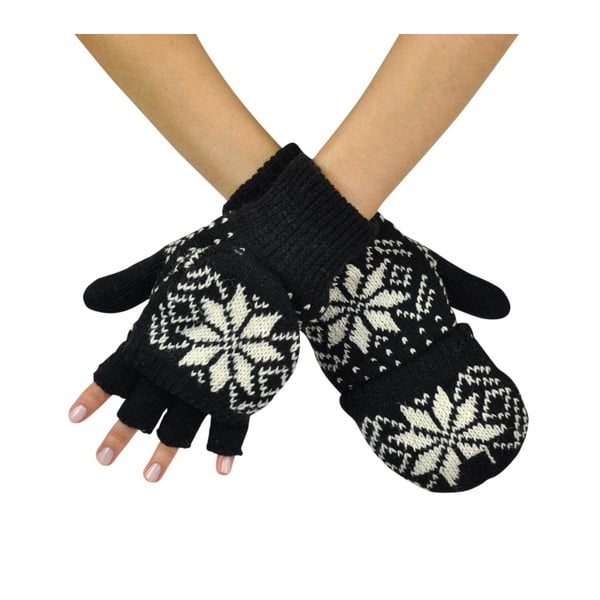 Čierne rukavice Lisa