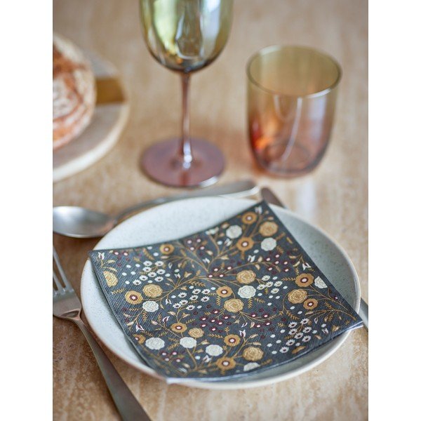 Papierové obrúsky v súprave 20 ks 33x33 cm Eydis – Bloomingville-image-4