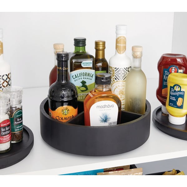 Otočný drevený organizér na koreničky Merry-go-round – iDesign/The Home Edit-image-1