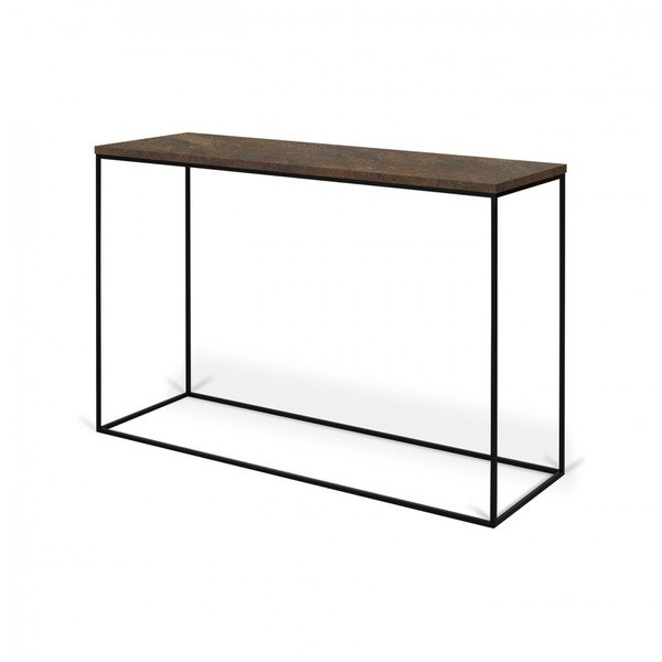 Konzolový stolík s doskou z červeného mramoru TemaHome Gleam-image-1