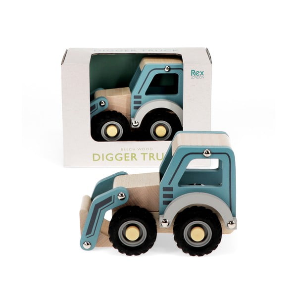 Drevený traktor Digger Truck – Rex London-image-3