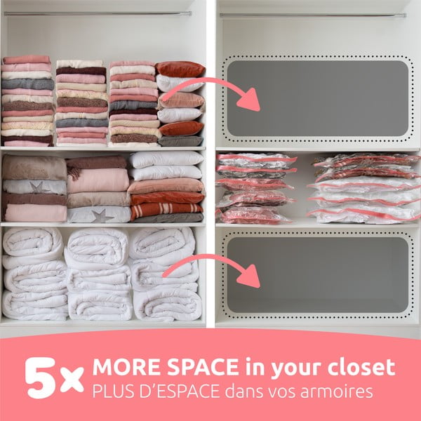 Vákuové vrecia v súprave 5 ks Aspispace M/L – Compactor-image-1