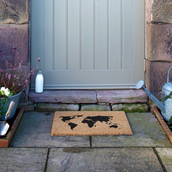 Rohožka z kokosového vlákna 40x60 cm World Map – Artsy Doormats-image-4