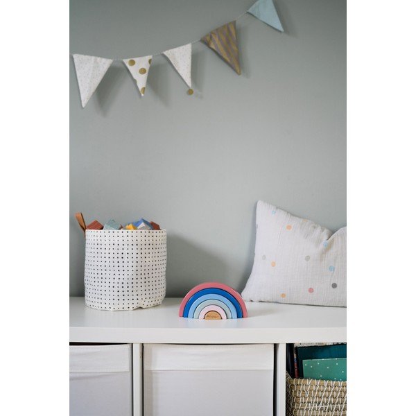 Drevená skladacia hračka Kindsgut Rainbow-image-1