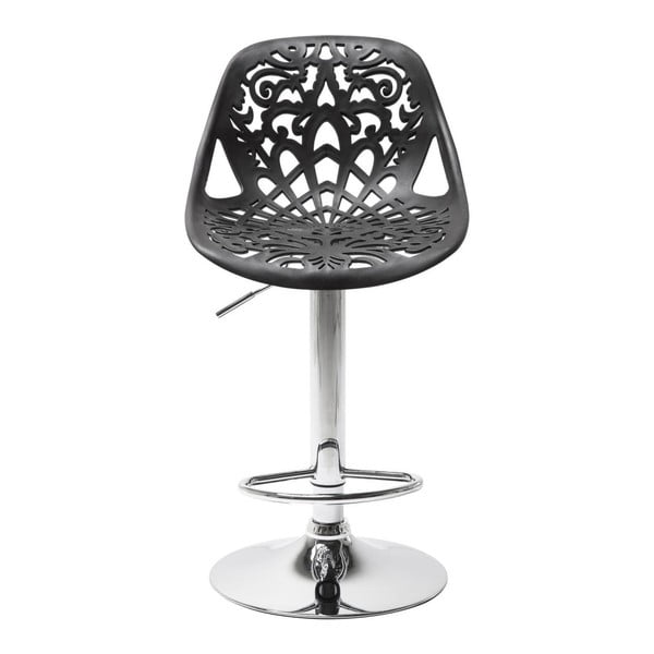 Čierna barová stolička Kare Design Ornament