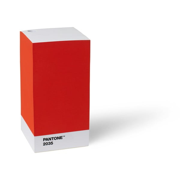 Červený stojan na ceruzku / poznámkový blok LEGO® Pantone