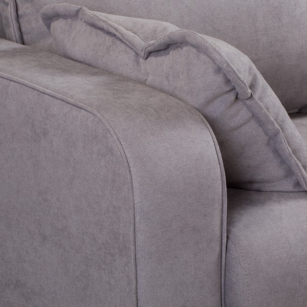 Sivá rohová pohovka (pravý roh) Beata - Ropez-image-1