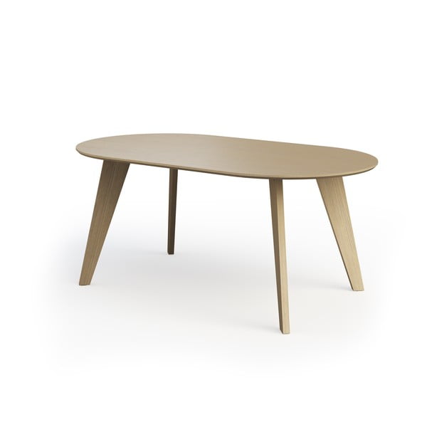 Jedálenský stôl s doskou v dubovom dekore v prírodnej farbe 100x180 cm Lago – TemaHome-image-2