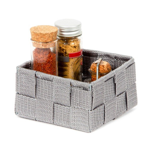 Sivý kúpeľňový organizér Compactor Stan, 12 x 12 cm-image-1