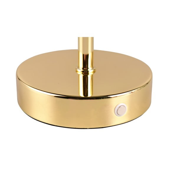 LED stmievateľná stolová lampa v zlatej farbe (výška 30 cm) Jeff – Reality-image-4