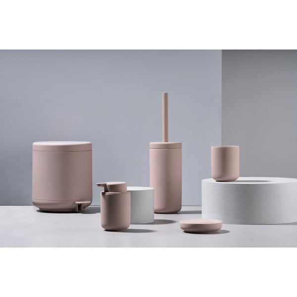 Svetloružová porcelánová nádobka na mydlo Ume – Zone-image-4