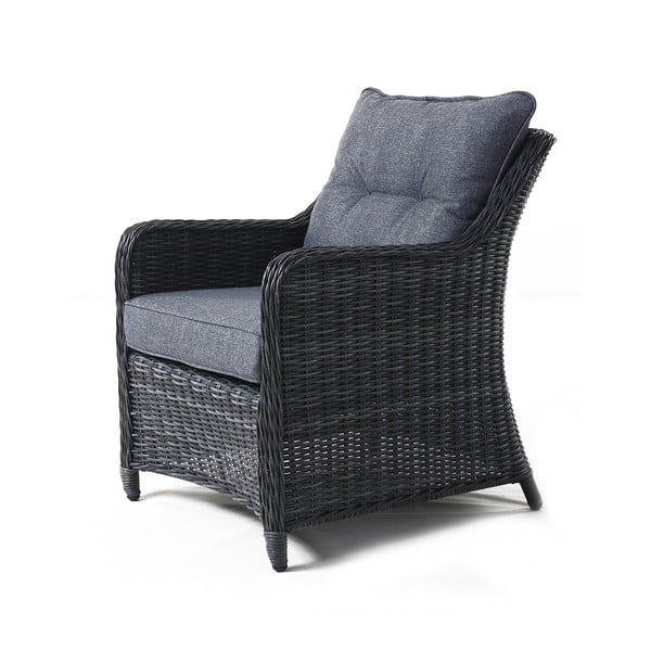 Sivý záhradný lounge set z umelého ratanu pre 7 San Diego - Rojaplast-image-3