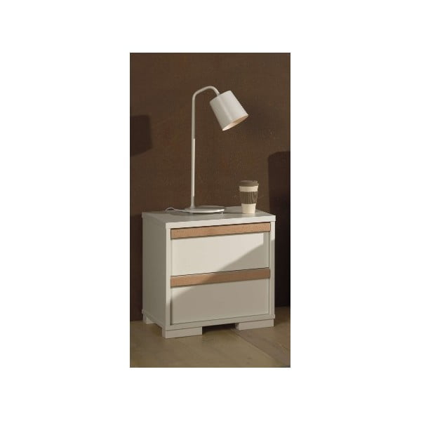 Biely detský nočný stolík London – Vipack-image-4