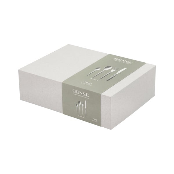 Antikoro príbor v striebornej farbe 16 ks Twist – Gense-image-3