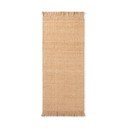 Obojstranný/ručne tkaný jutový behúň v prírodnej farbe 80x300 cm Fjord – Hanse Home