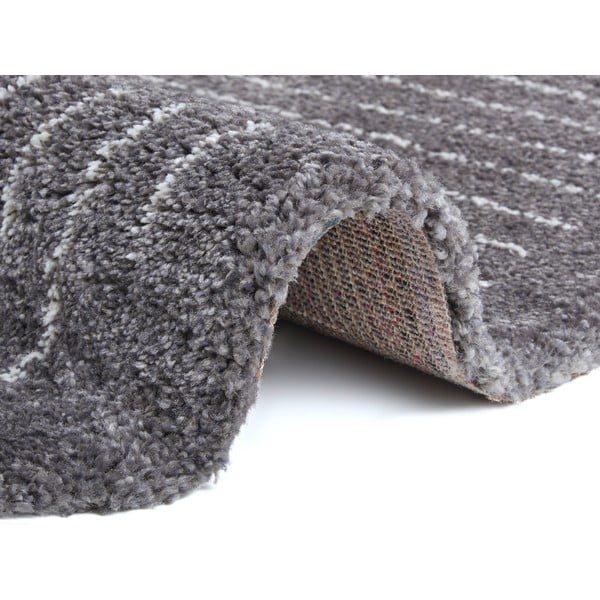 Tmavosivý okrúhly koberec ø 120 cm Dion – Hanse Home-image-2