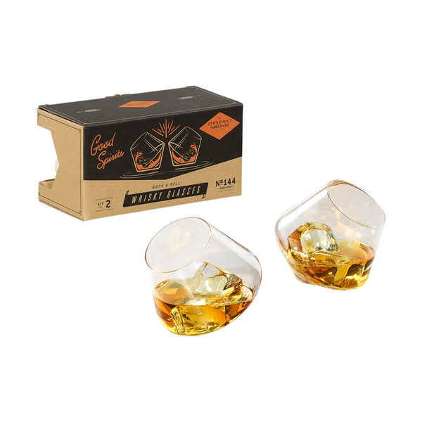 Sada 2 pohárov na whisky Gentlemen's Hardware Whisky Glasses