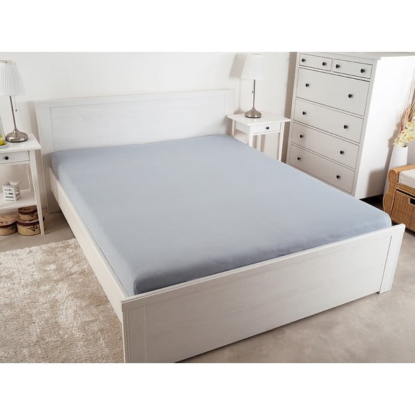 Sivá napínacia plachta 180x200 cm – B.E.S.-image-2