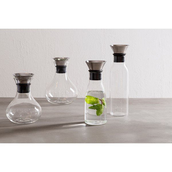 Skleneno-kovová karafa 1 l Winslet – Premier Housewares-image-1