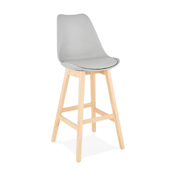 Sivá barová stolička Kokoon April, výška sedu 75 cm