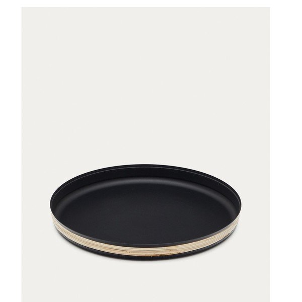 Tácka z nehrdzavejúcej ocele ø 33 cm Shai – Kave Home-image-3