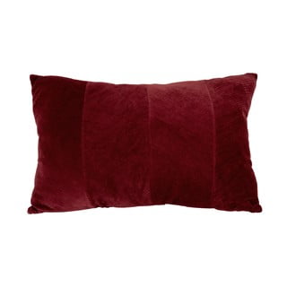 Tmavočervený dekoratívny vankúš PT LIVING Ribbed, 60 x 40 cm