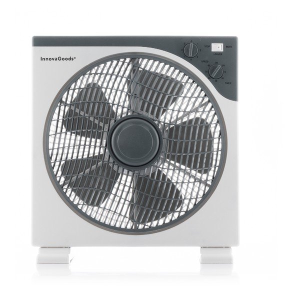 Biely podlahový ventilátor InnovaGoods, ø 30 cm-image-3