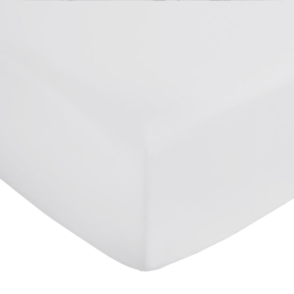 Svetlosivá napínacia plachta z bavlneného saténu 150x200 cm Cotton Sateen – Bianca