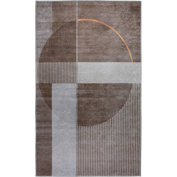 Svetlohnedý umývateľný koberec 120x160 cm - Vitaus