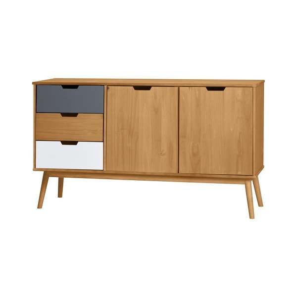 Komoda z masívneho borovicového dreva Marckeric Cusco-image-2