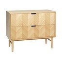 Komoda z dubového dreva so zásuvkami Hübsch Herringbone