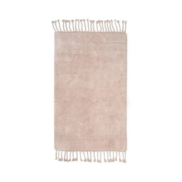 Ružová bavlnená kúpeľňová predložka Foutastic Paloma, 70 x 110 cm