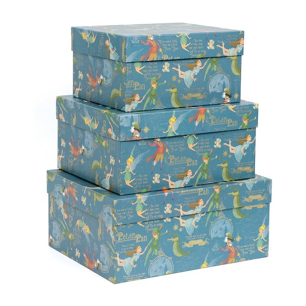 Darčekové škatule v súprave 3 ks Peter Pan – Kartos