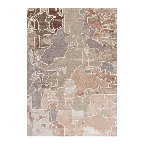Ručne tuftovaný koberec Linie Design Pazzo Earth, 170 x 240 cm