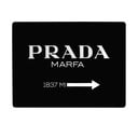 Čierna podložka na stôl Black Prada - Little Nice Things