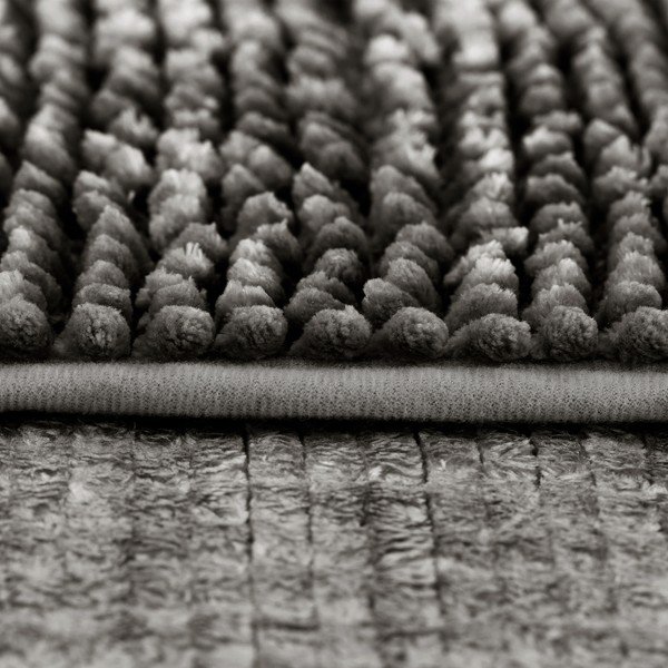 Tmavosivé WC kúpeľňové predložky v súprave 2 ks 80x50 cm Bati – Restilo-image-4