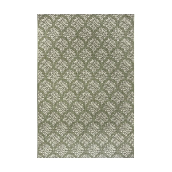 Zelený vonkajší koberec Ragami Moscow, 120 x 170 cm
