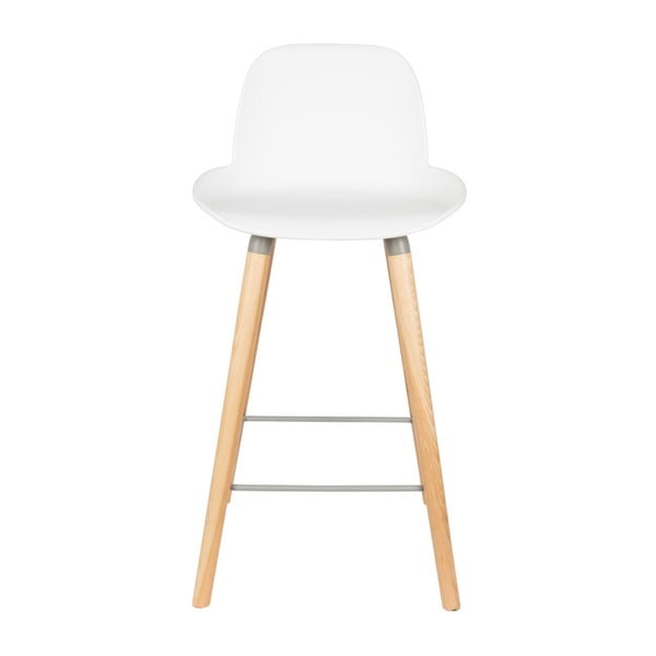 Biele plastové barové stoličky v súprave 2 ks (výška sedadla 65 cm) Albert Kuip – Zuiver-image-2