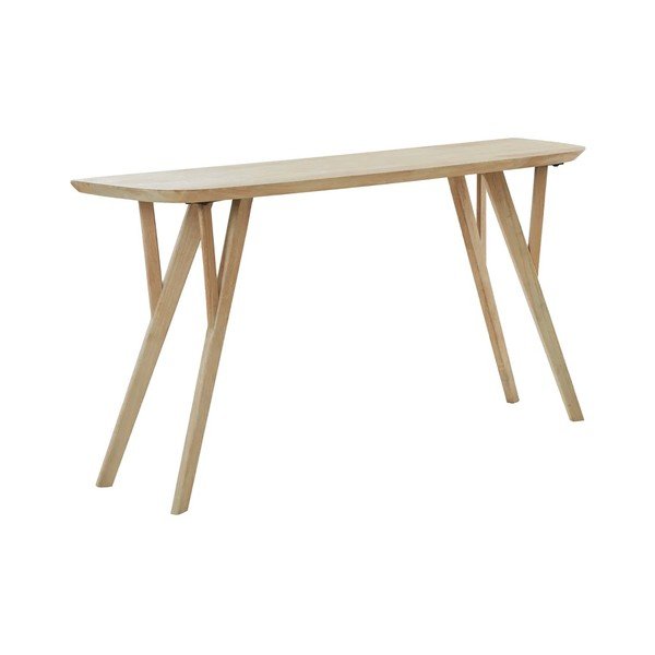 Konzolový stolík z mangového dreva v prírodnej farbe 44x160 cm Quenza – Light & Living