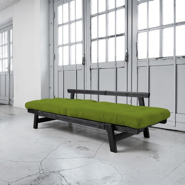 Rozkladacia pohovka Karup Step Black/Lime-image-2